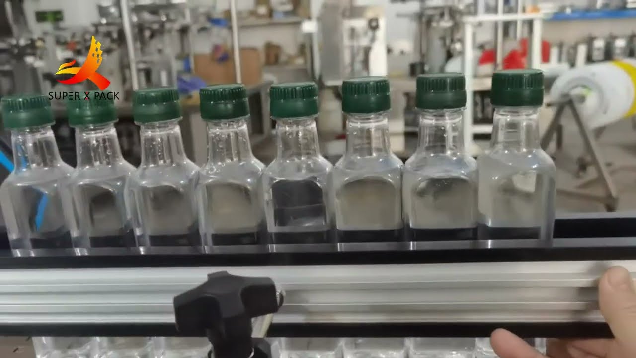 4-Head Automatic Liquid Filling Capping Line For Plastic Bottle Filling  #fillingmachine #factory