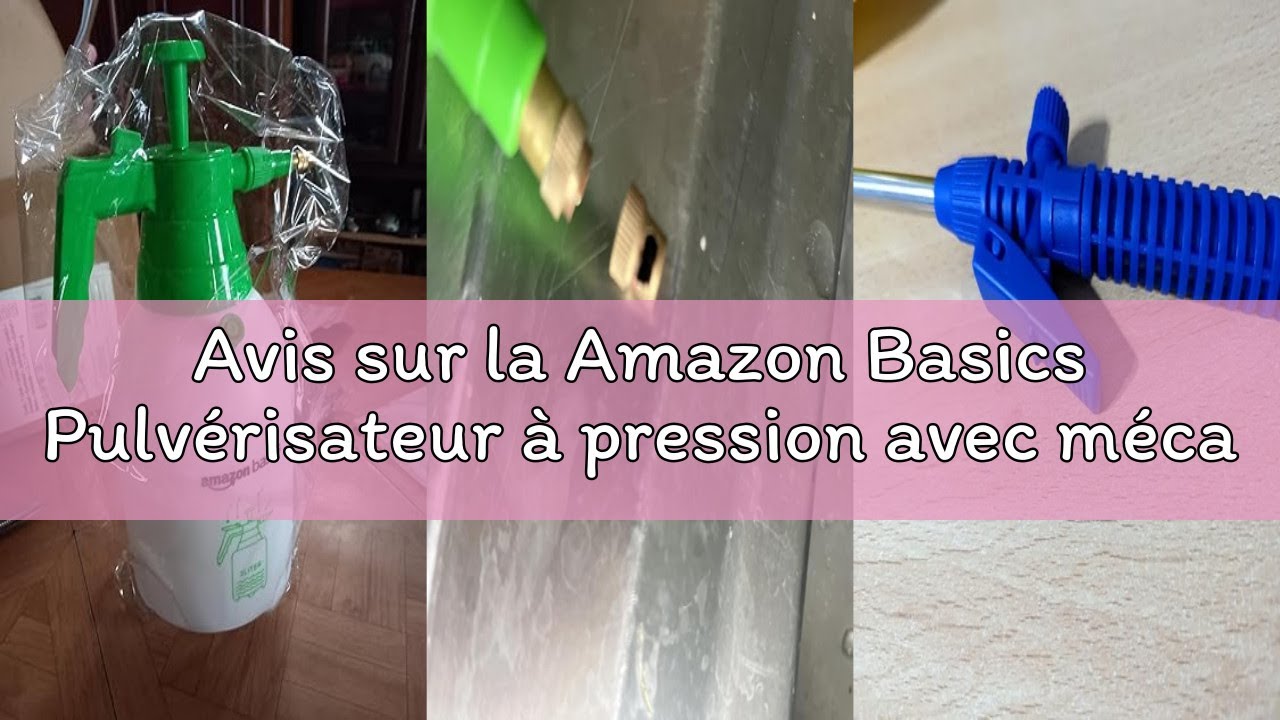 Avis sur la Amazon Basics Pulvérisateur à pression avec mécanisme de déclenchement verrouillable, 2
