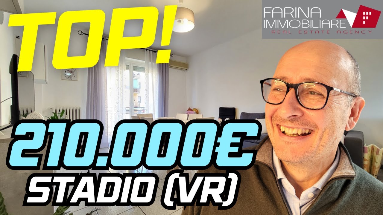 Agenzia Farina Immobiliare: 210.000€ in vendita ampio quadrilocale a Stadio, Verona