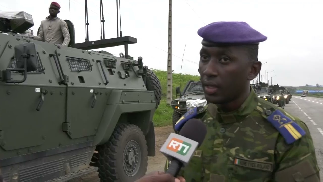 Défilé du 7 août 2022 : les blindés militaires déjà présents à Yamoussoukro
