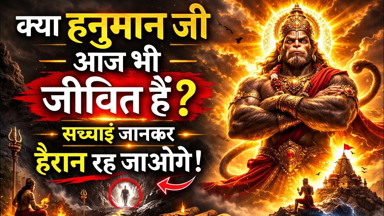 Kya hanuman ji aaj bhi jivit hai 😱🙀 | #hanuman @Amazingfacts_091 