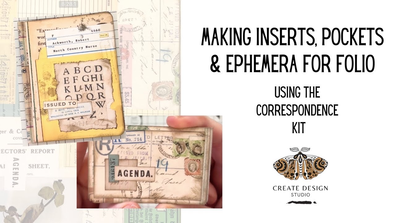 Adding Inserts, Pockets & Ephemera to Folio