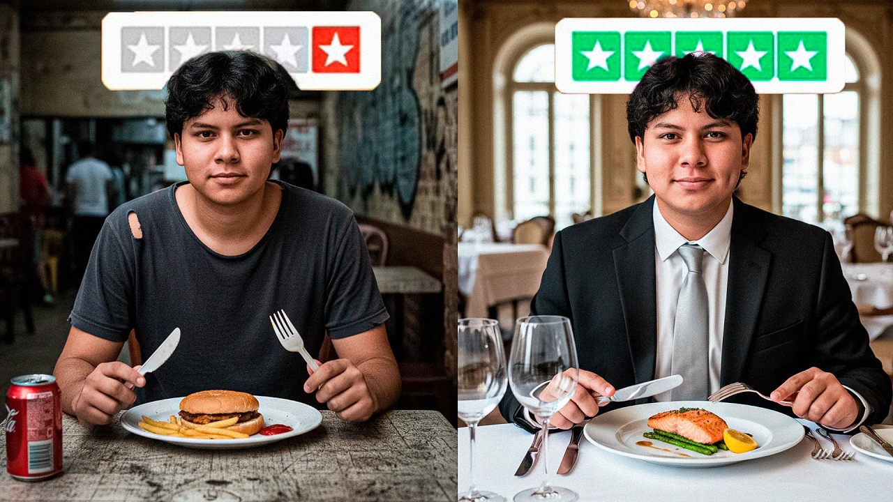 Restaurante de $1 vs Restaurante de $100.000
