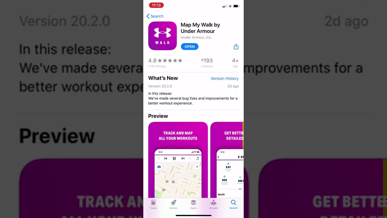 Downloading the MapMyWalk App