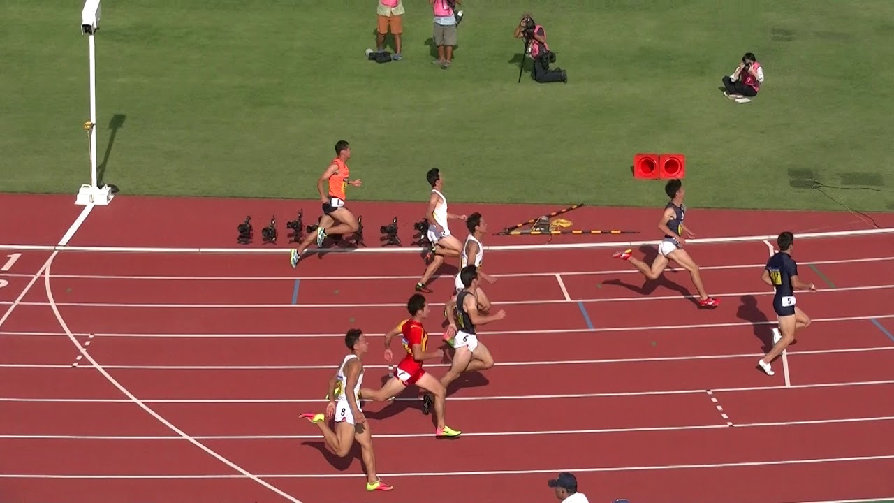2017年 日本インカレ 決勝 桐生祥秀 100m 9秒98 (+1.8m)日本記録、学生記録、大会記録