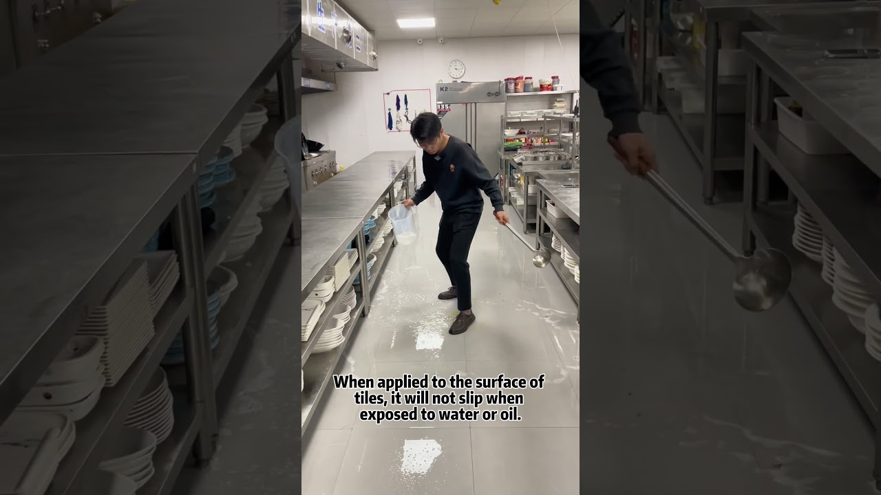 Anti-slip floor protection