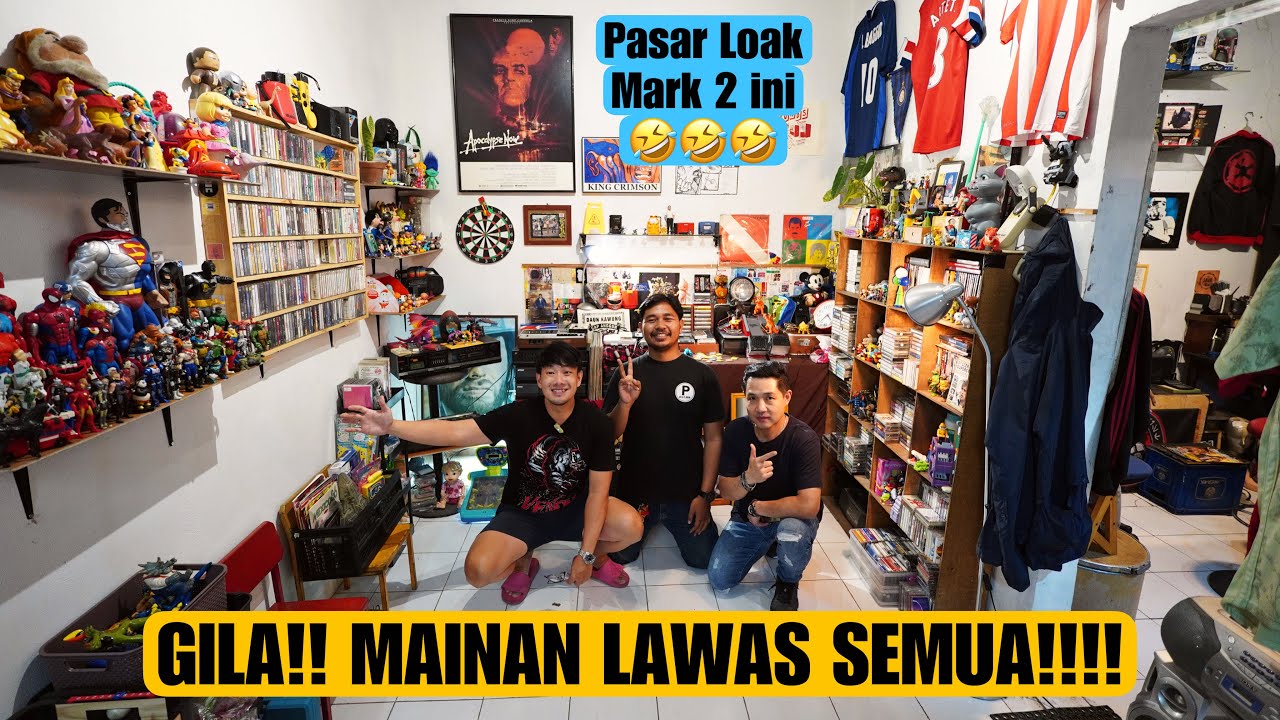 BLUSUKAN DIPASAR CIKAPUNDUNG MALAH KETEMU TOKO MAINAN VINTAGE RETRO!!! NOSTALGIA LAGI NIH!!