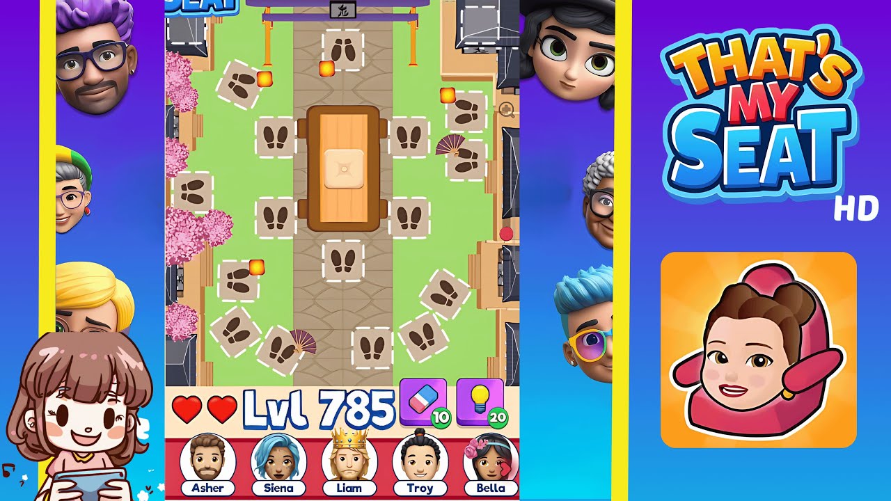 That's My Seat Level 785 Solution Walkthrough