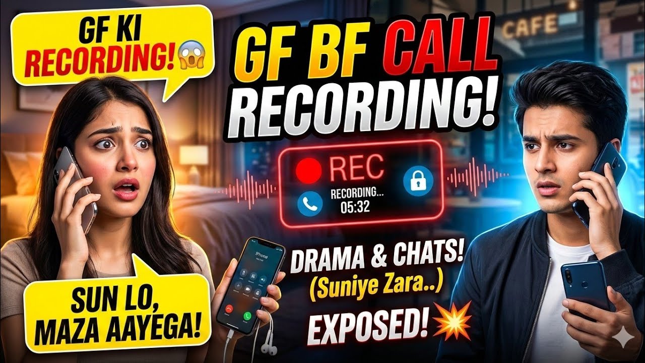 || 🤪Girlfriend की setting हो गई 🤪 || Cute couple  call recording....💞💞