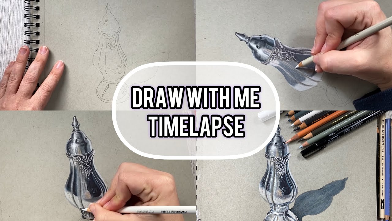 Hyperrealistic Metal Drawing! Insane Prismacolor Reflection Art! 🖌️
