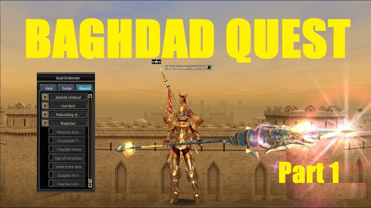 Silkroad Online 2021 - Baghdad Quest (Part 1)