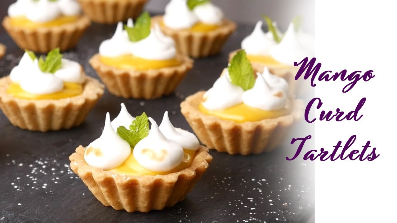 Mango Curd Tartlets