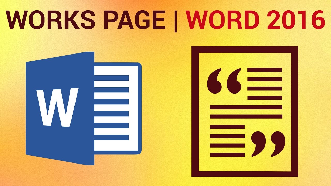 How to Create a Bibliography in Word 2016