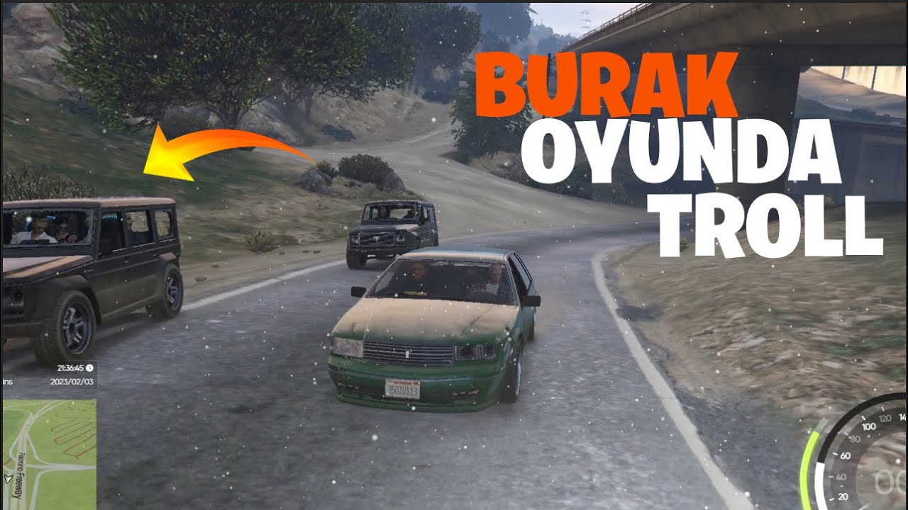 BURAK OYUNDA TROLL ( fivem troll )