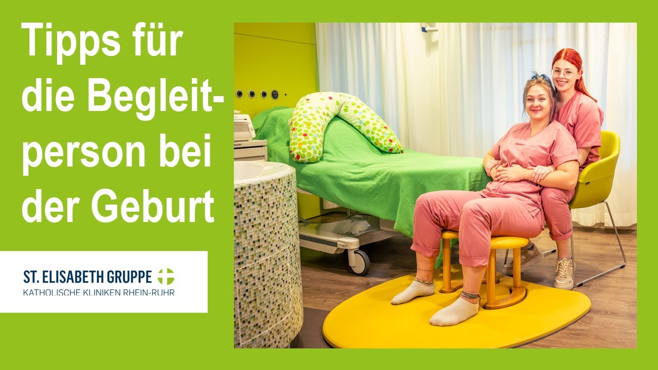 10 Tipps für die Begleitperson bei der Geburt von zwei Hebammen des Marien Hospital Herne