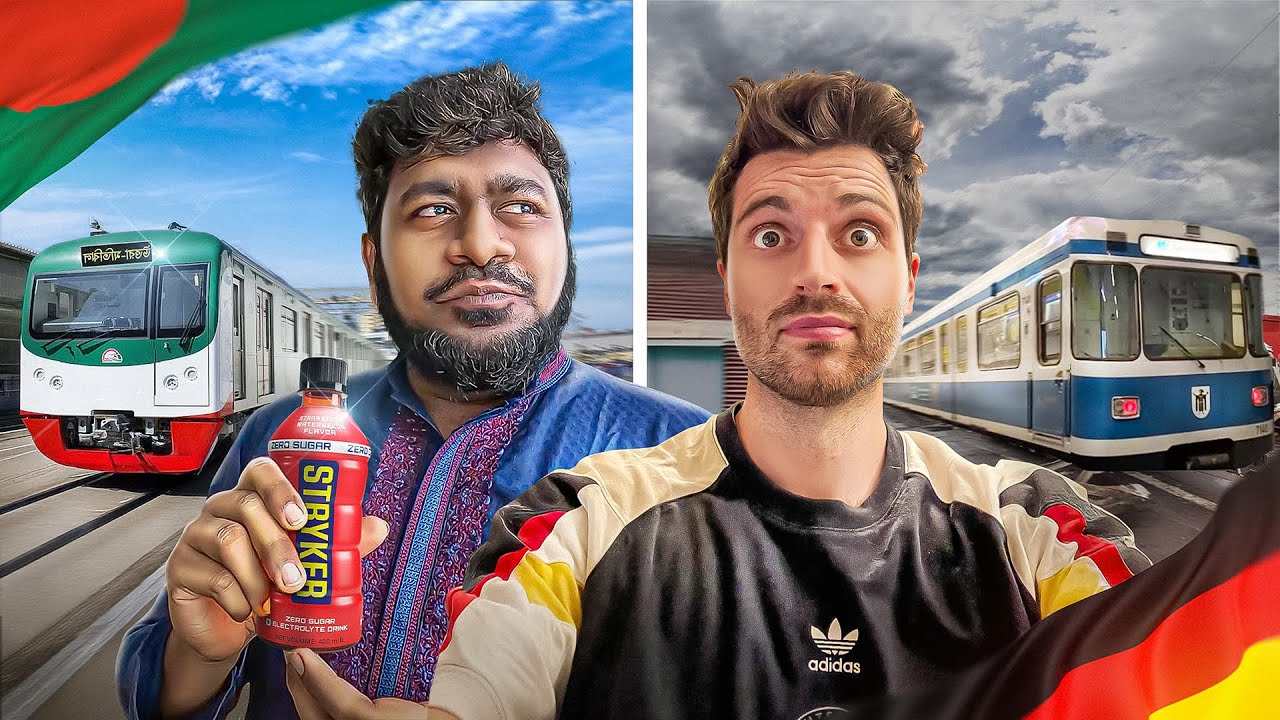 Riding the METRO in Bangladesh vs Germany I 🇧🇩 vs 🇩🇪 I Ep. 5 w/ Steve লম্বা Long