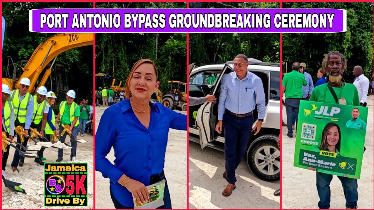 Port Antonio Bypass Groundbreaking Ceremony Andrew Holness Portland Jamaica