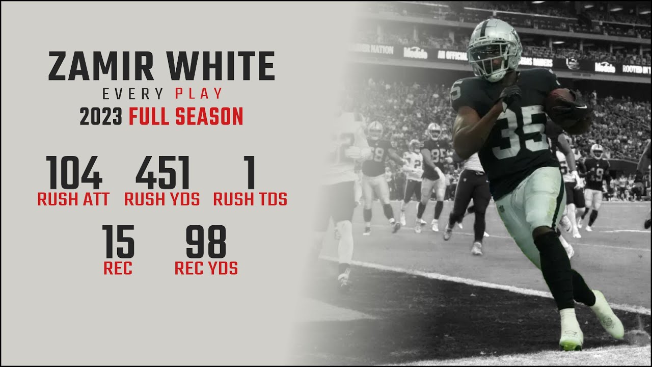 Zamir White 2023 Highlights | Every Run, Target, and Catch