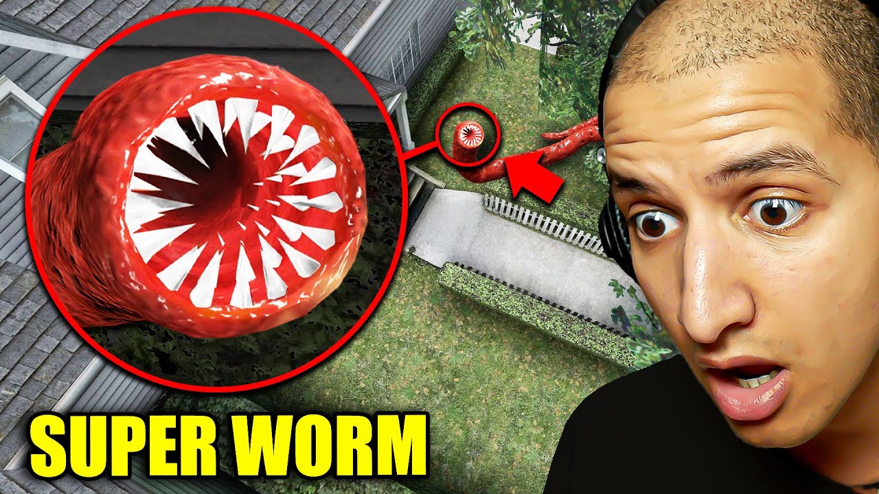 Drone Catches SUPER WORM Outside My House...