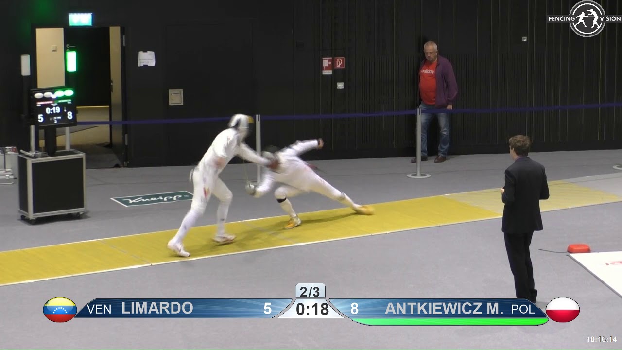 2019 108 T64 01 M E Individual Heidenheim GER WC YELLOW LIMARDO GASCON VEN vs ANTKIEWICZ POL