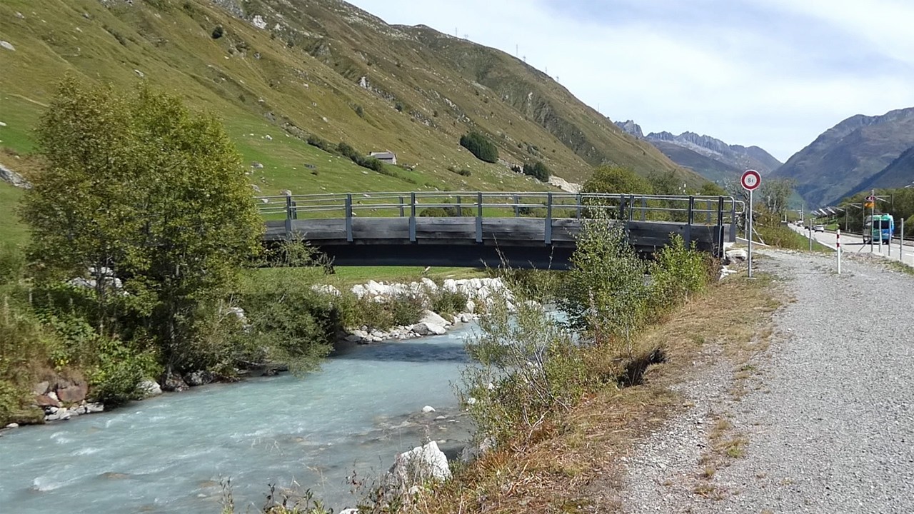 From Realp to Hospental, Switzerland