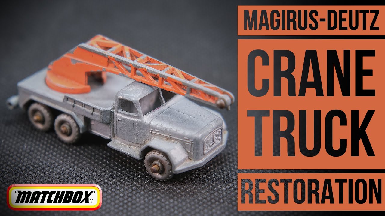 MATCHBOX restoration: 30B Magirus-Deutz Crane Truck