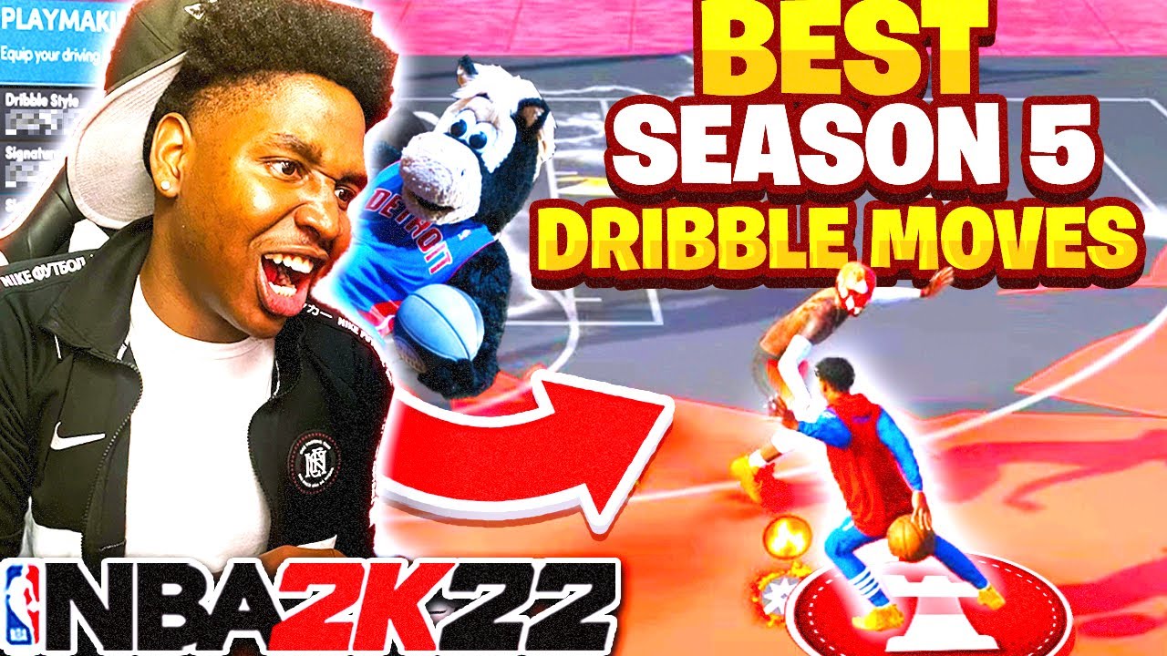 BEST DRIBBLE MOVES IN NBA 2K22 FOR SEASON 5!! FASTEST DRIBBLE MOVES AND COMBOS ON NBA 2K22 NEXT GEN!