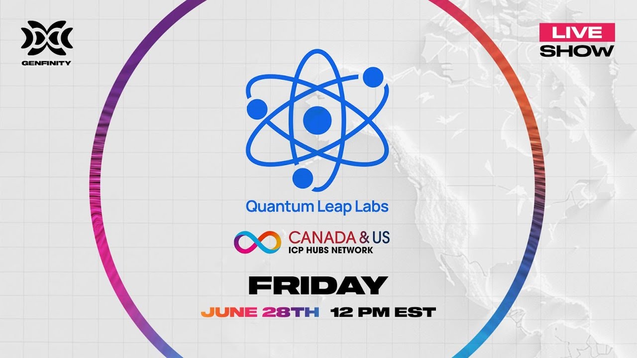 ♾️ #ICP HUB Canada & US x Quantum Leap Labs: Incubating the Future Together on Internet Computer🌐
