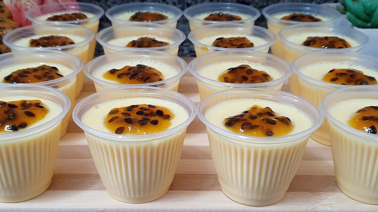 VENDO POR 2 REAIS E NÃO SOBRA NADA! MOUSSE DE MARACUJÁ NO COPINHO