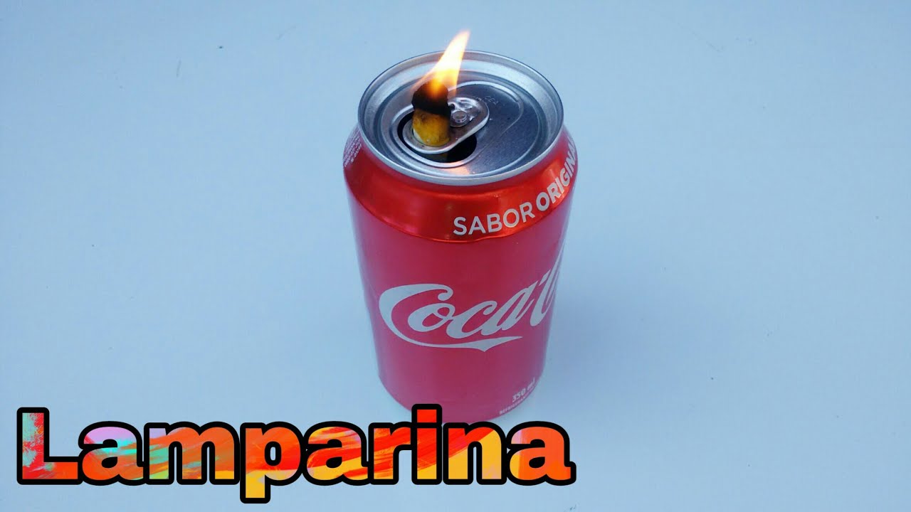 Como fazer uma lamparina ou candieiro a óleo
