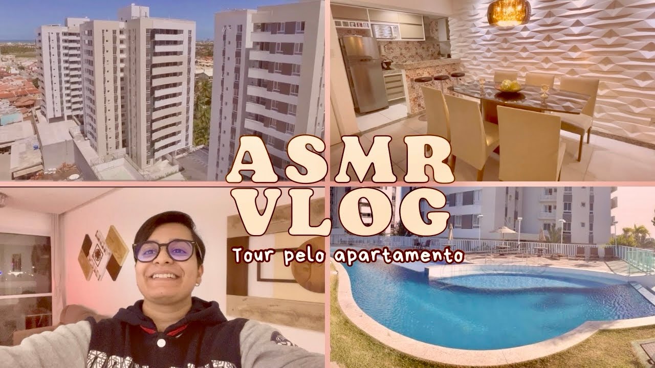 ASMR VLOG - TOUR PELO APARTAMENTO