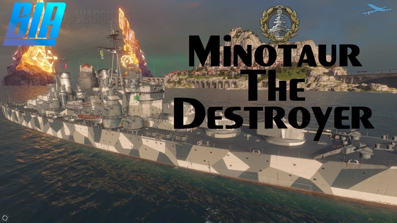 World of Warships-Minotaur - Play like a Destroyer