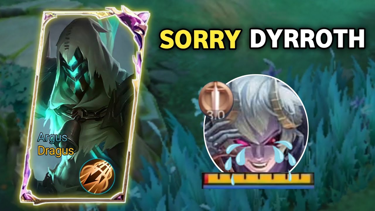 SORRY DYRROTH!! YOUR LIFESTEAL CAN'T BEAT ARGUS BRUTAL DAMAGE BUILD | MLBB