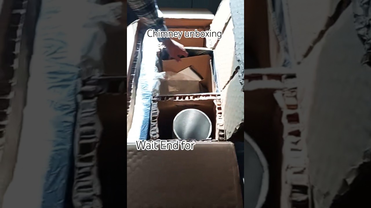 chimney unboxing And installation