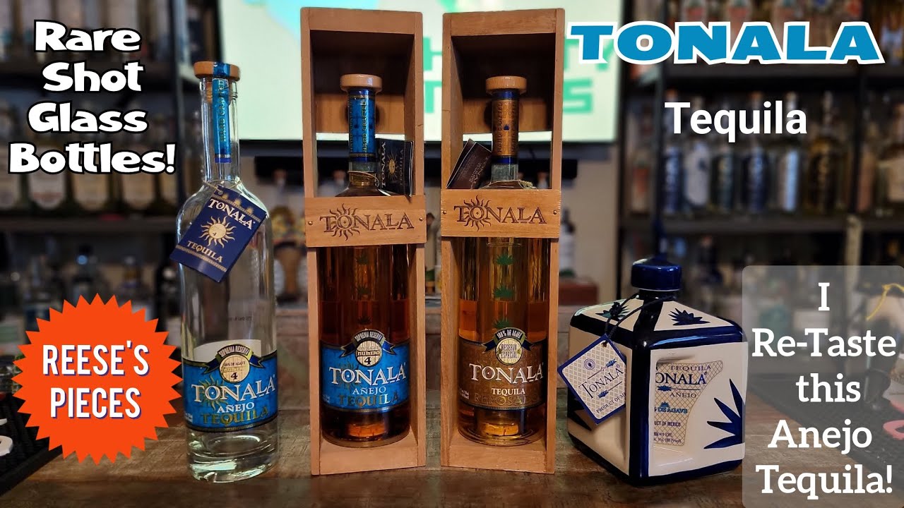 TONALA Tequila!  Special Shot Glass Bottles!