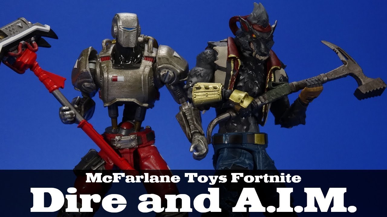 Обзор фигурок Fortnite Dire и A.I.M. от McFarlane Toys (Epic Games).