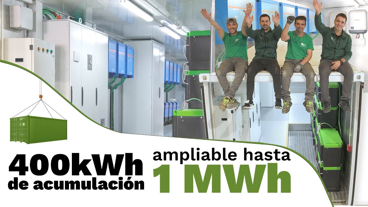 Hasta 1 MWh: Así funciona nuestro MEGA contenedor solar.