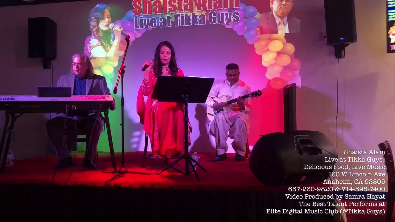 Shaista Alam had a live concert at TIKKA GUYS!