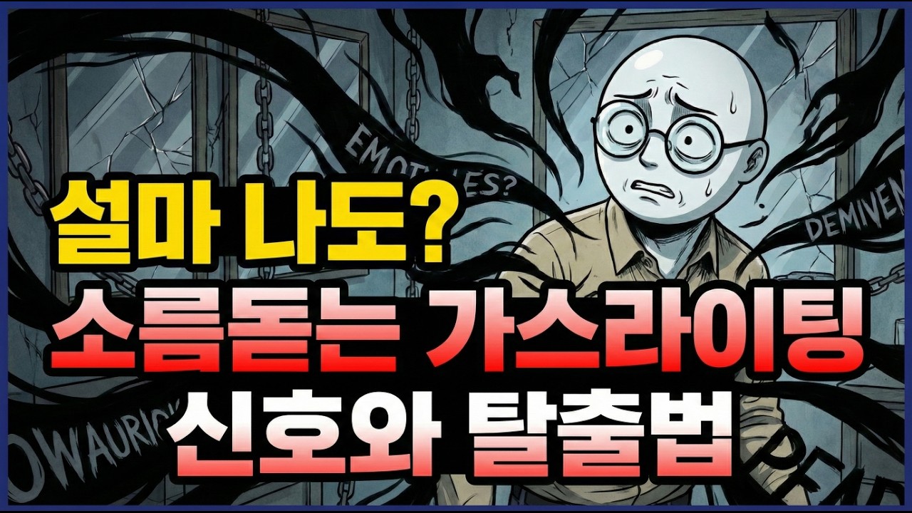 왜 착한 사람만 당할까? 설마 나도? 가스라이팅의 소름 돋는 심리 덫과 대처법 #가스라이팅 #심리학 #인간관계 #자존감회복  #자존감회복 #심리조작 #멘탈케어 #마음회복
