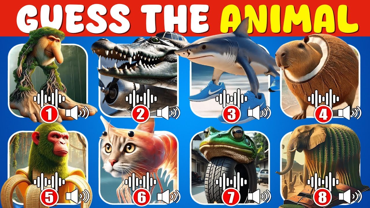 Guess The ITALIAN BRAINROT AI Animals Memess🦈👟 | Tralalero Tralala, Bombardino, Shimpanzinni