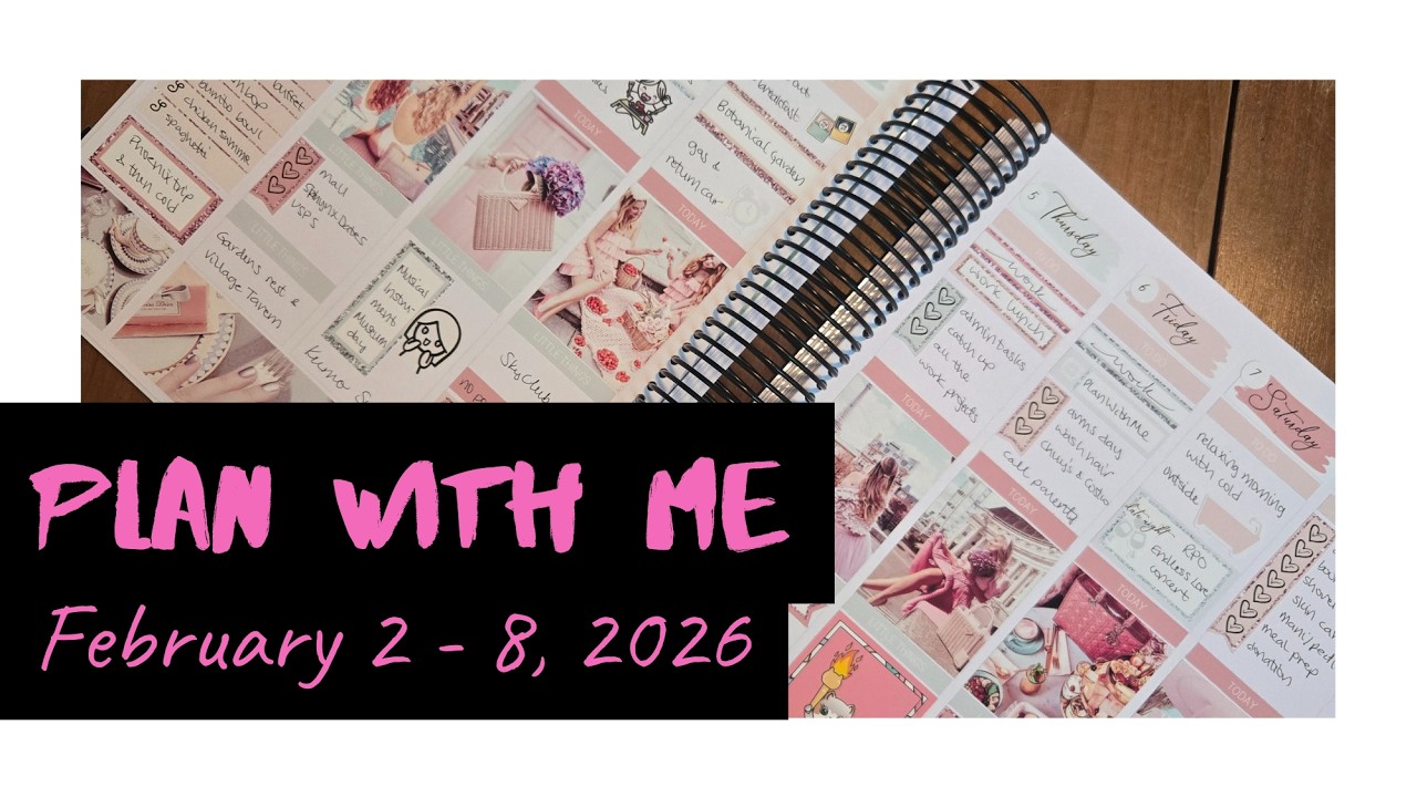 Vacation Time! | Plan With Me February 2 - 8, 2026 | Standard Vertical Planner