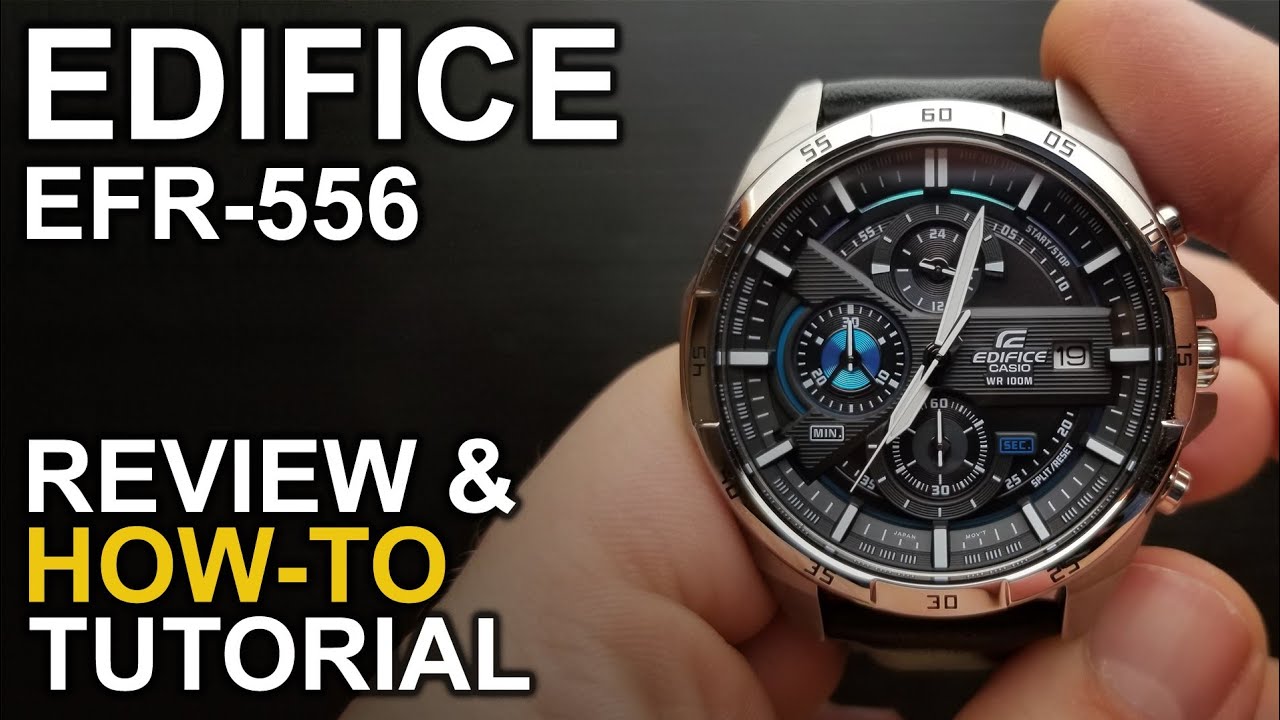 Casio Edifice EFR 556 - Review and How-To Tutorial - Module 5451