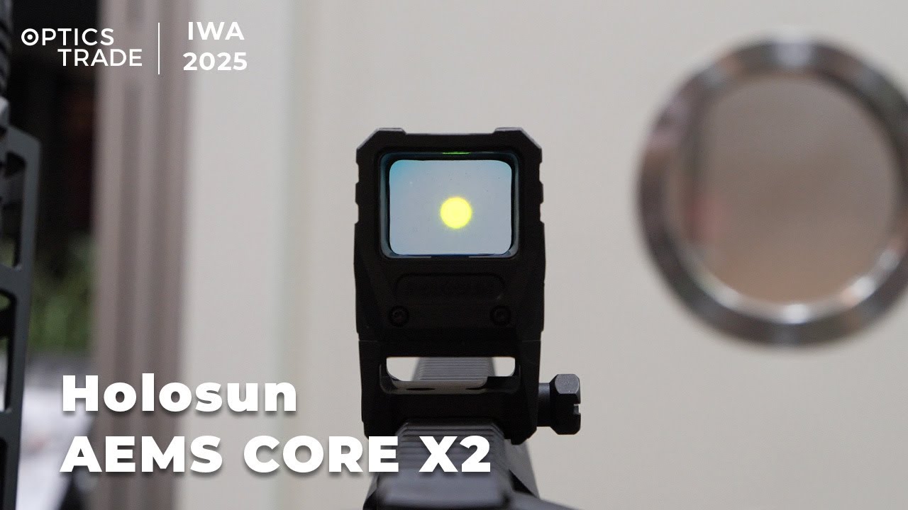 Holosun AEMS CORE X2 Red Dot Sight | IWA 2025 Report