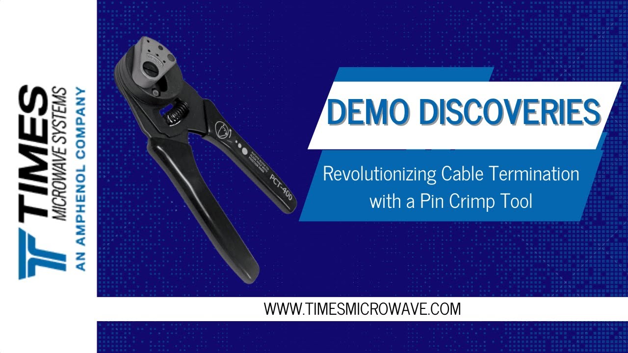 Demo Discoveries: Revolutionizing Cable Termination with a Pin Crimp Tool