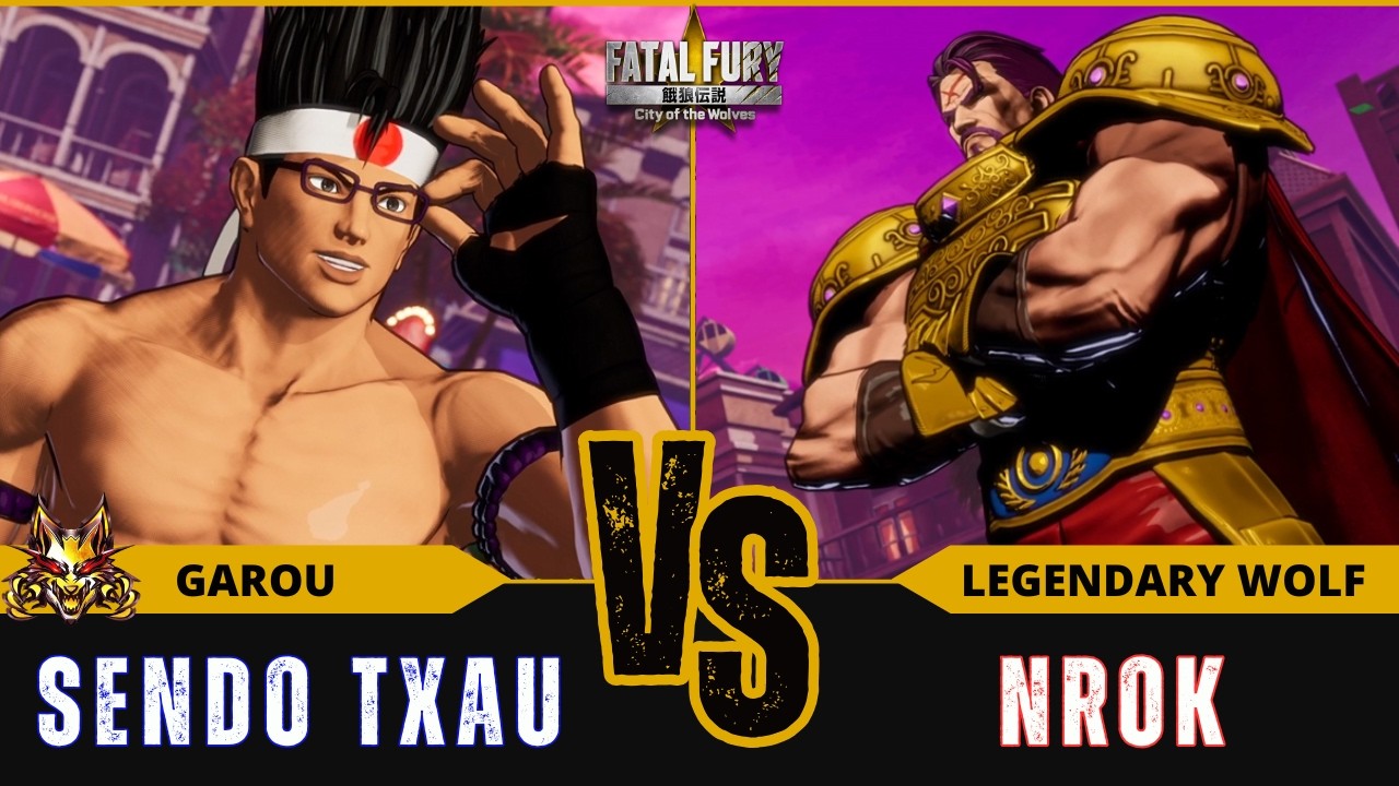 FF:CotW 🐺 SENDO TXAU (Joe Higashi) vs NROK (Wolfgang Krauser)⭐Replay Match - FATAL FURY: CotW - 7/26