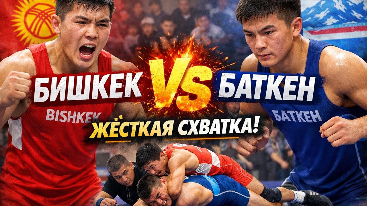 Бишкек vs Баткен! Молодёжный турнир по вольной борьбе | Лига борцов КР #эркинкүрөш #вольнаяборьба 