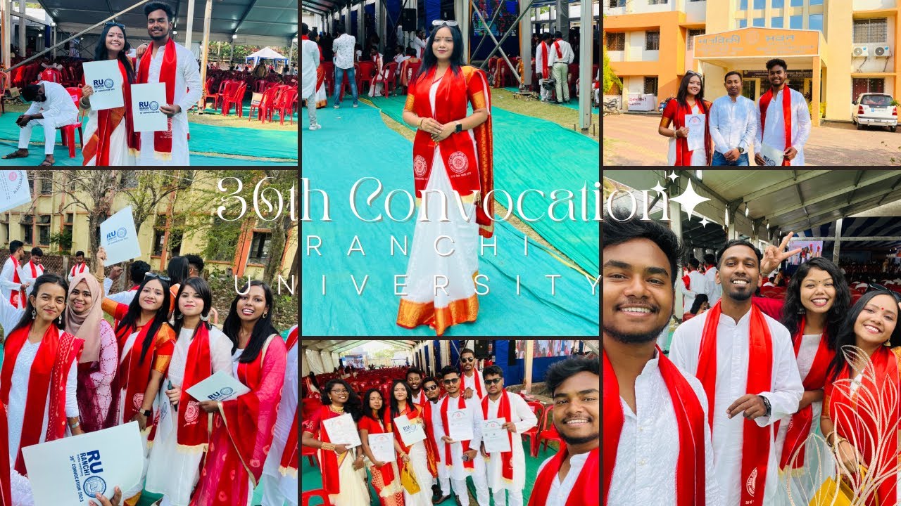 36th Convocation Ceremony| #ranchiuniversity #ranchi #convocation2023 #vlogs #ranchi_jharkhand