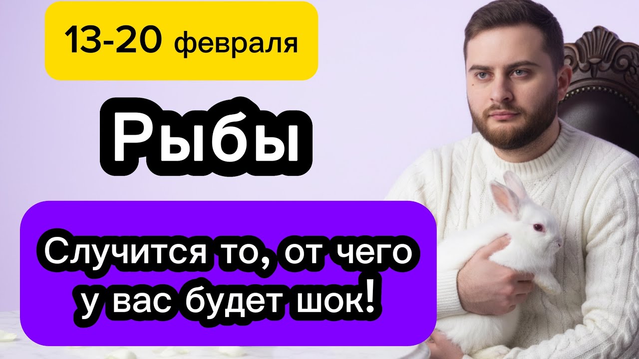 Рыбы - 13-20 февраля. Таро. Случится то, от чего у вас будет шок! 