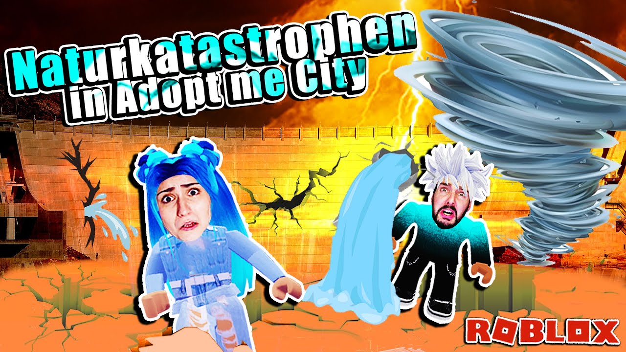 ADOPT ME CITY GEHT UNTER! Die schlimmsten Katastrophen mit Mama Dania & Baby Kaan [Roblox Deutsch]