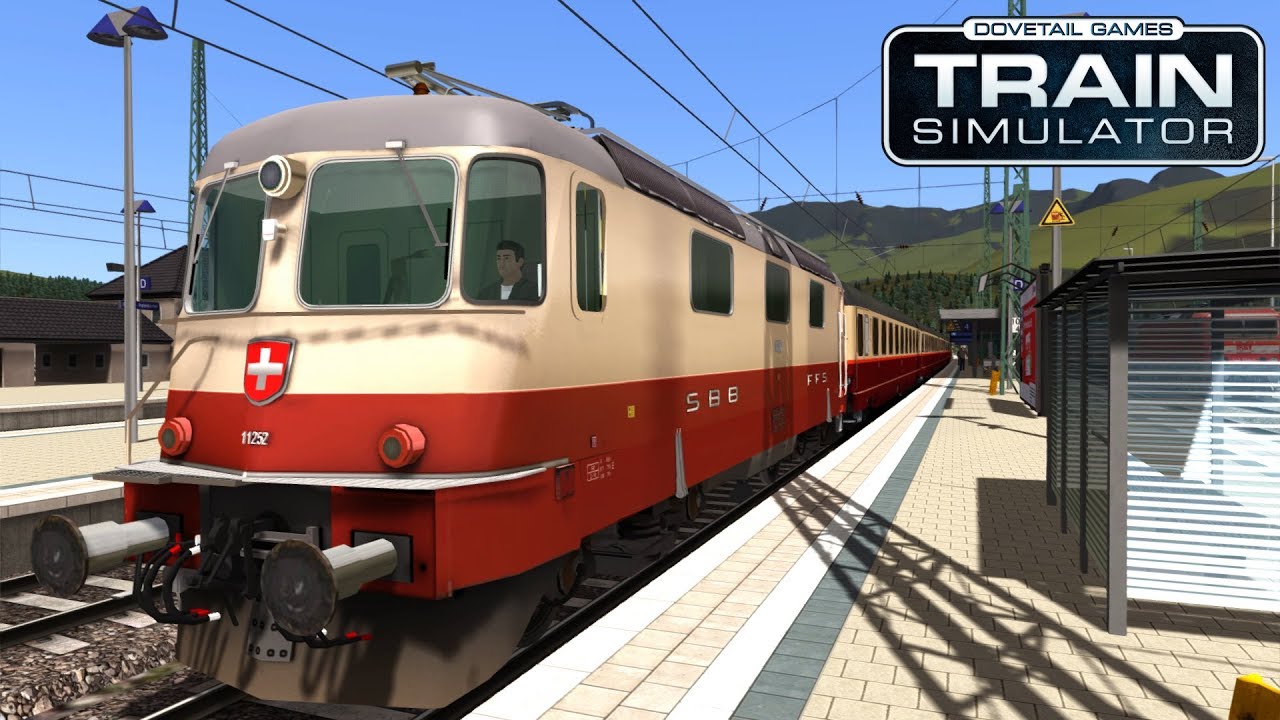 Train Simulator 2018 | RE 4/4 11252 TEE + Rheingold Sonderzug mit Ansagen